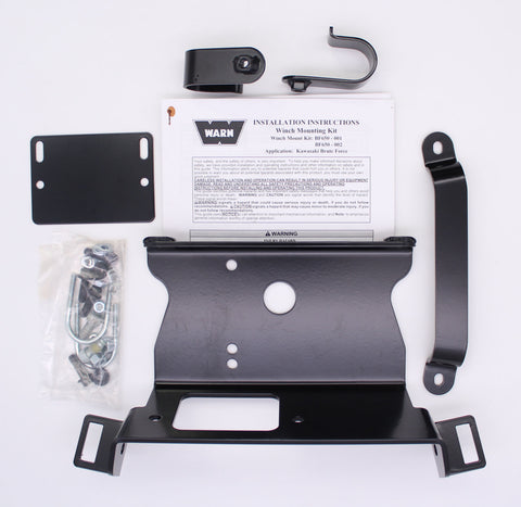 Warn 71018, Bf650-002 Winch Mounting Hardware Kit Kawasaki Kvf 650 750 Brute For Pn71018, Bf650-002