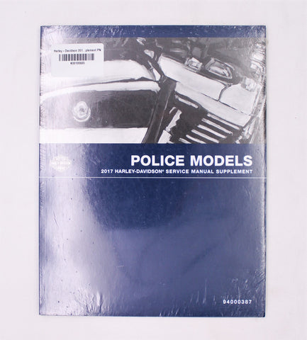 Harley-Davidson 2017 Police Models Service Manual Supplement
