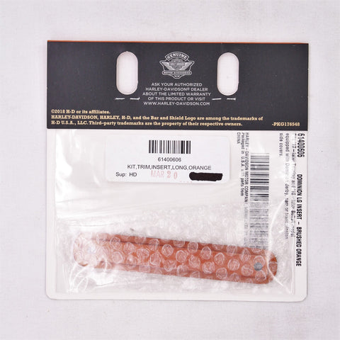 Genuine Harley-Davidson Dominion Large Insert (Orange) Part Number - 61400606