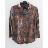 Harley-Davidson Plaid Wrinkled Long Sleeve Shirt Small Medium 96046-18VW/000M