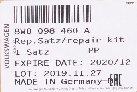 Volkswagon Repair Kit PN 8W0-098-460-A
