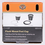 Harley-Davidson KIT,FUEL CAP,FLSH MNT,XL BLK PN 63134-10B