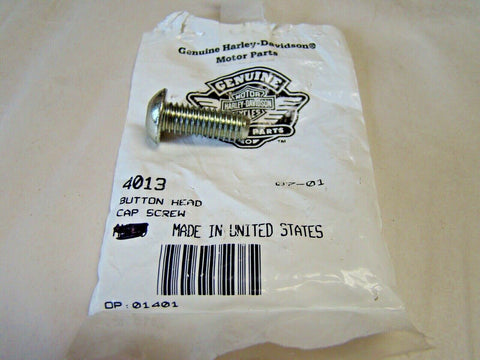 Genuine Harley-Davidson Button Head Cap Screw Part Number - 4013