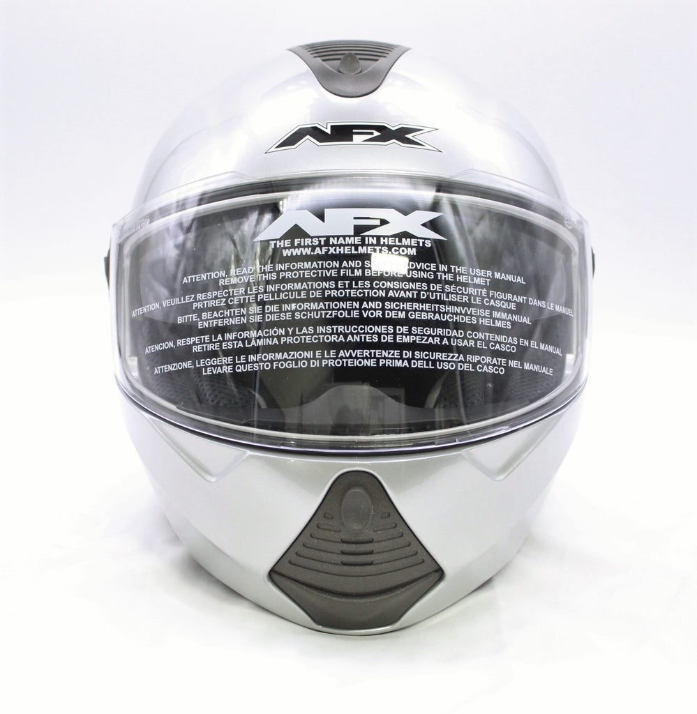AFX Silver FX-36 Helmet - Size XL Part Number AFX Silver FX-36 Helmet - Size XL Part Number