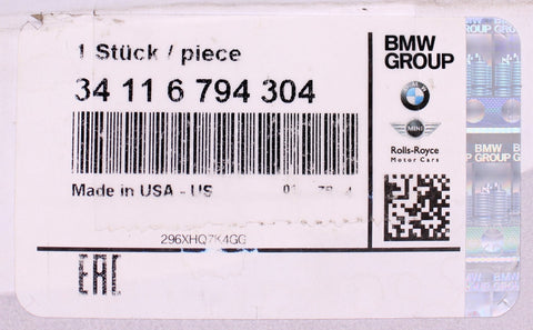 BMW Ventilated Disc Brake Rotor PN 34116794304