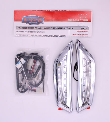 Kuryakyn LED Fairing Intake Scoops Part Number - 3903