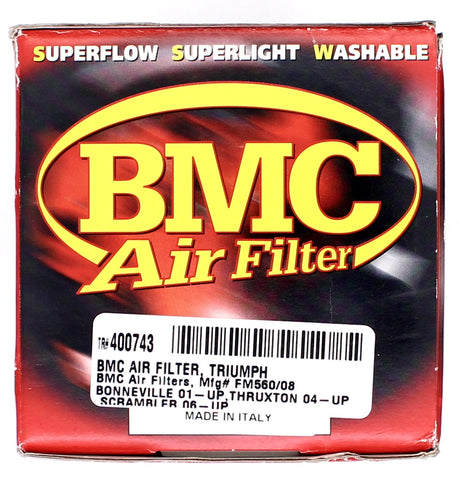Genuine BMC Air Filter Part Number - FM560/08 For Triumph