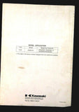 Kawasaki Service Manual PN 99924-1346-01