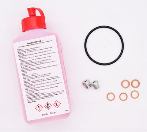 GENUINE BMW GROUP, SET OF SMALL PARTS AND HYDRO UNIT W/ OIL, PN 51247202869