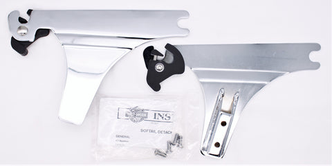 GENUINE HARLEY-DAVIDSON, CHROME DETACHABLE SIDEPLATES KIT, PN 53815-00