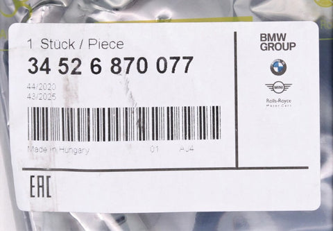 BMW Pulse Generator Part Number - 34-52-6-870-077