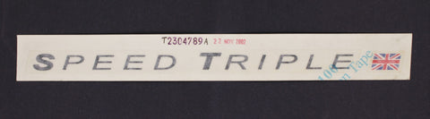 Triumph Right Rear Side Decal (Black) PN T2304789A
