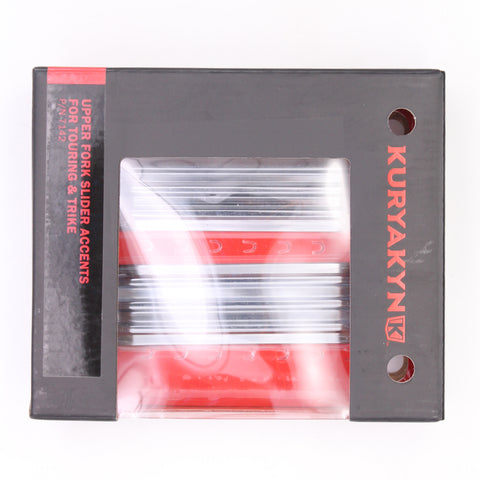 Kuryakyn Upper Fork Slider Covers Chrome PN 7142