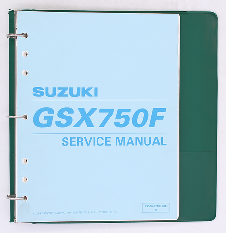 Suzuki 1998-2001 Service Manual PN 99500-37103-03E