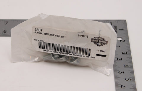 Harley-Davidson Hex Socket Head Screw Part Number - 4867