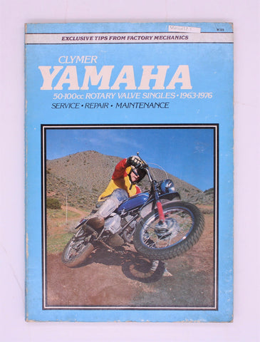 Clymer 1963-1976 50-100cc Service Manual Part Number - 0-89287-220-9 for Yamaha