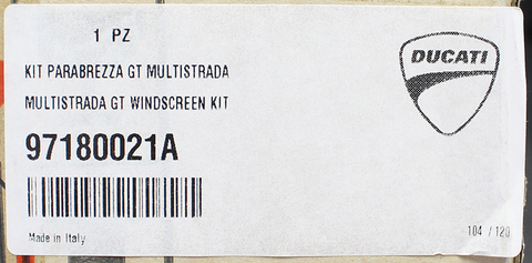 Genuine Ducati Windscreen Part Number - 97180021A
