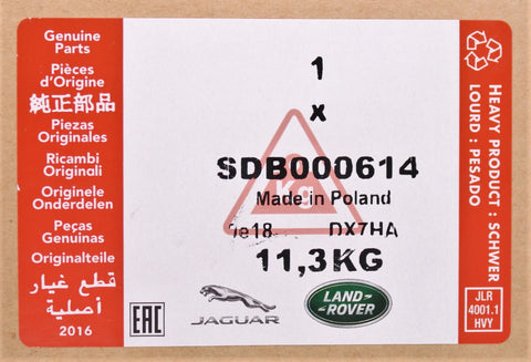 Land Rover V Brake Disc PN SDB000614