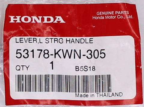 Genuine Honda Handle Lever PN 53178-KWN-305
