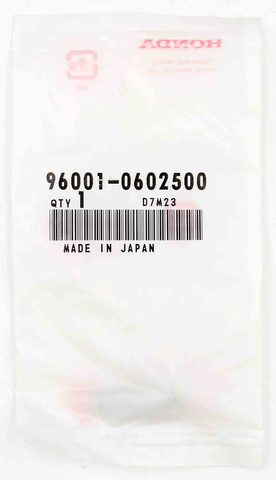 Honda Flange Bolt Part Number - 96001-06025-00