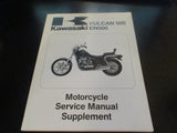 Kawasaki Service Manual Supplement PN 99924-1125-52