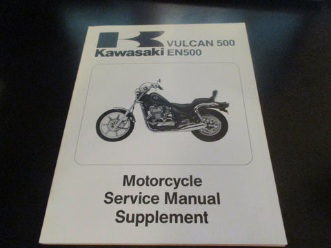 Kawasaki Service Manual Supplement PN 99924-1125-52