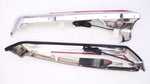 Kuryakyn Chrome Red LED Lighted Saddlebag Extensions for Harley 14-19 PN 7292