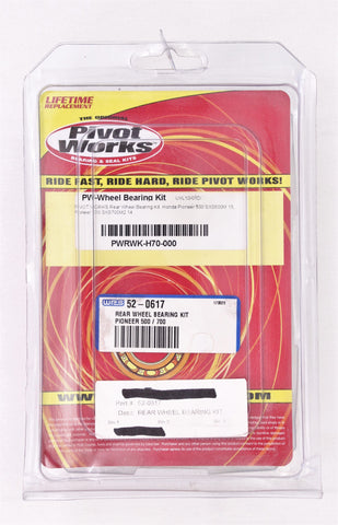 Pivot Works Rear Wheel Bearing Kit Pioneer 500/700 PN 52-0617
