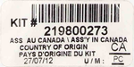 Bracket Kit Part Number - 219800273 For Can-Am