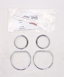 Harley-Davidson Defiance Gauge Bezels Kit (Chrome) Part Number - 61400359
