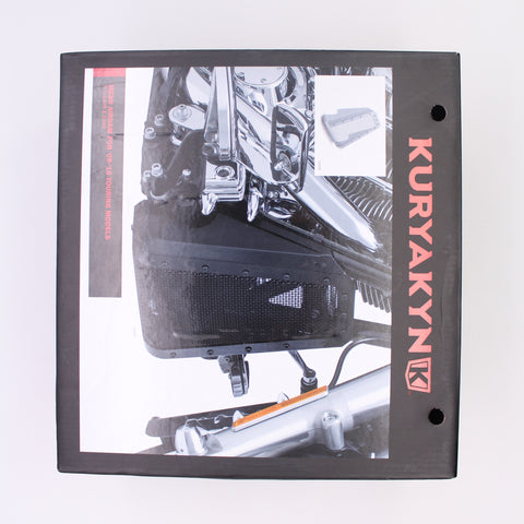 Kuryakyn *Custom Mesh Air Dam Touring, Chrome PN 6498