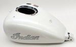 Indian Fuel Tank Pearl White/Indian Graphics Silver Part Number - 1021996-1471
