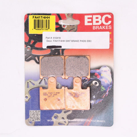 Genuine EBC Brakes Double H Sintered Brakes FA417/4HH Part Number - 612418