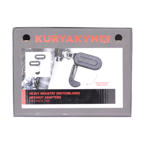 Kuryakyn Heavy Industry Switchblade Pegs for Yamaha W/ Mount Adapters PN 7029