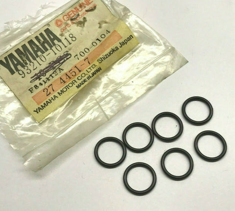 QTY 7 NEW OEM YAMAHA DT400 TZ350 TZ750 YT125 YT175 MX175 O-RING 93210-10118-00