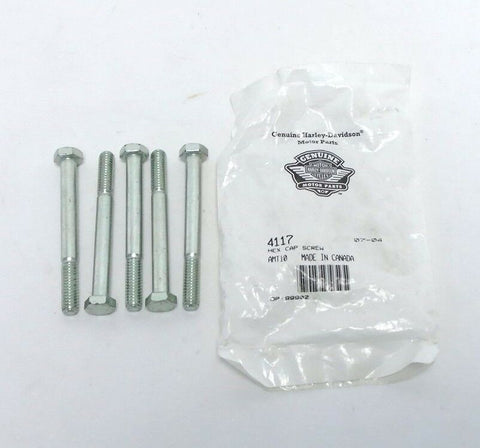 Harley-Davidson Hex Cap Screw Part Number - 4117 (Pack Of 5)