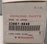 Genuine Kawasaki Signal Lamp Lens Part Number - 23007-0040