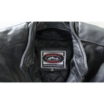River Road Black Leather Race Motorcycle Jacket Small PN 091547