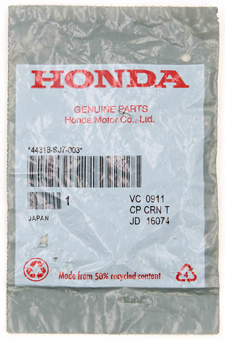 Genuine Honda Shaft Boot Band Part Number - 44318-SJ7-003