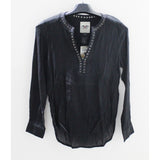 Harley-Davidson Grommet Neckline Crepe Shirt Size XS 96078-17VW/002S
