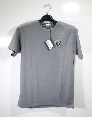 Lamborghini Carbon Print T-Shirt Size Large PN 9012549NNE010EM3XX
