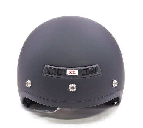 Z1R Solid / Flat Black Drifter Half-Helmet - Size XL PN ZR20016