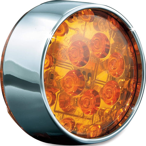 Kuryakyn Eece Bullet Style Led Turn Signal Insert Kit (Amber) Part Number - 5472