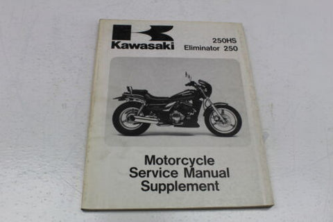 Kawasaki Service Manual Supplement EL250B/E Part Number - 99924-1093-52