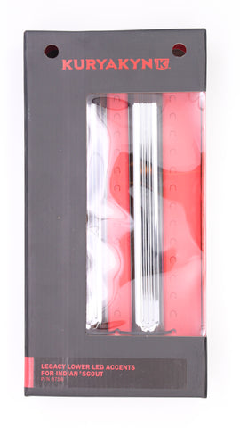 Kuryakyn *Lower Leg Accents, Scout, Chrome PN 8758