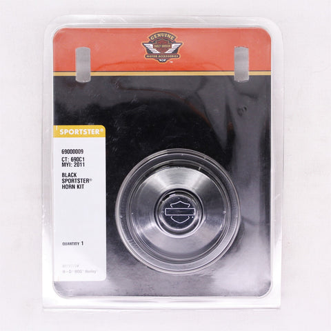 Harley-Davidson Black Sportster Horn Kit PN 69000009