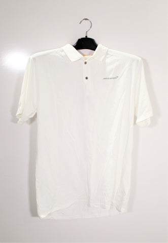 McLaren Mens White Polo Shirt - Size XL PN 1213QA228CP
