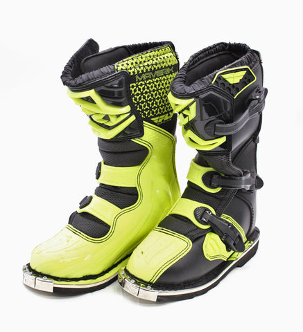 Fly Racing High Visibility Maverick Boot - Size Youth 4 PN 364-56804