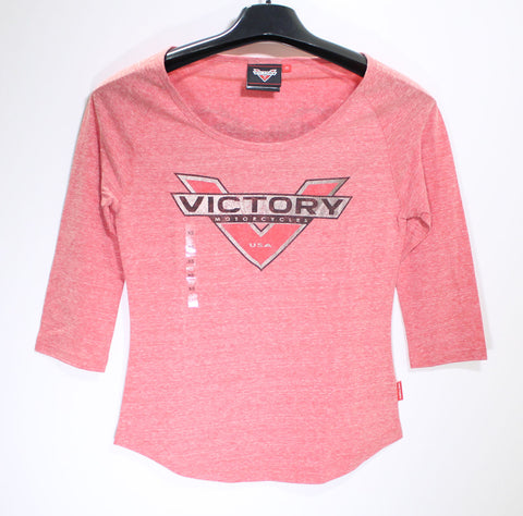 Victory Motorcycles Women's 3/4 Shirt - Size XS PN 286618701