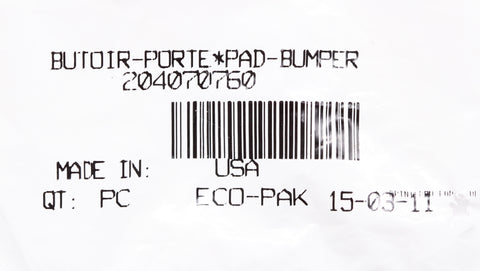 Sea-Doo Bumper Pad PN 204070760
